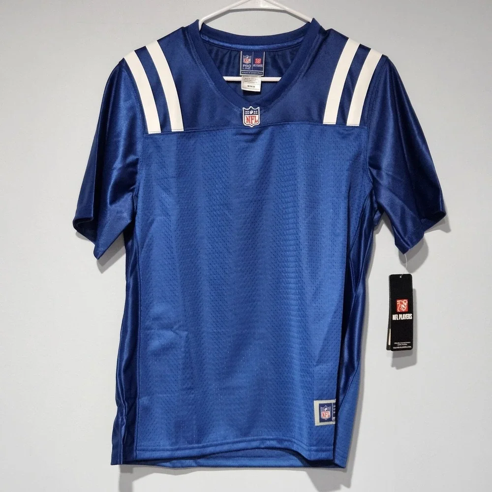 Pro Line Indianapolis Colts Women's Blank Jersey Size M Blue White